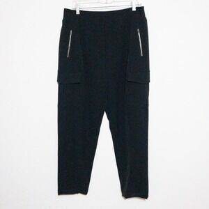 Athleta Endless High Rise Cargo Pants Womens Size 16 Black Pockets Stretch